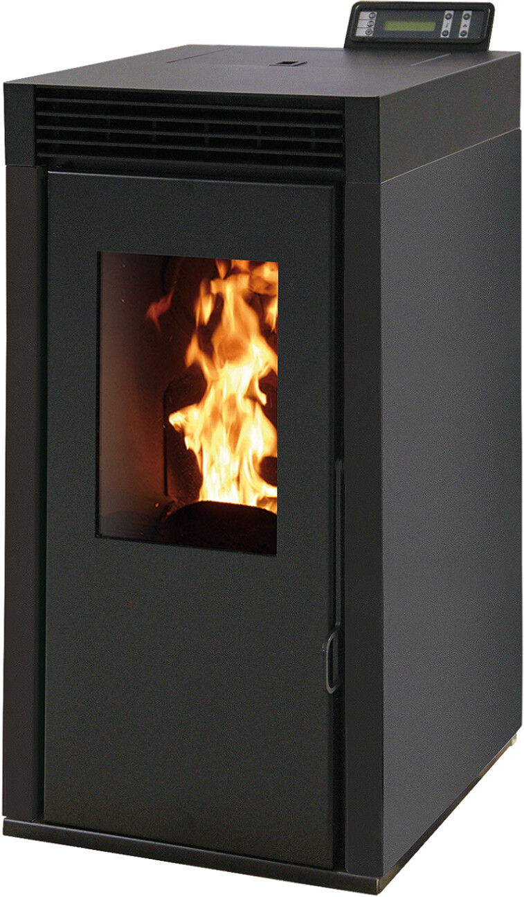 Interstoves Marina 8 kW étanche avec kit conduit sortie ventouse WiFi noir
