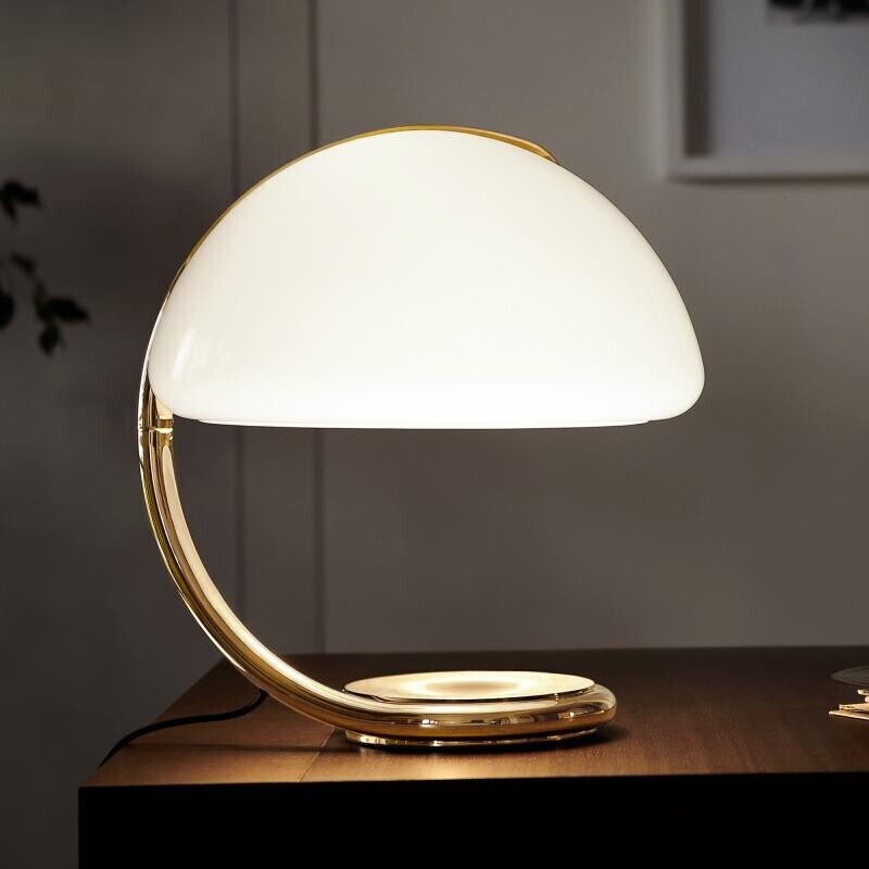 Martinelli Luce Lampe de table Serpente doré