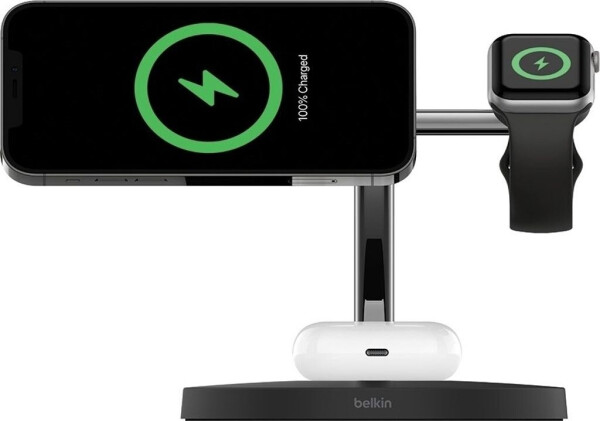 Belkin BOOST CHARGE PRO Drahtloses 3-in-1-Ladegerät mit MagSafe, Bild 2