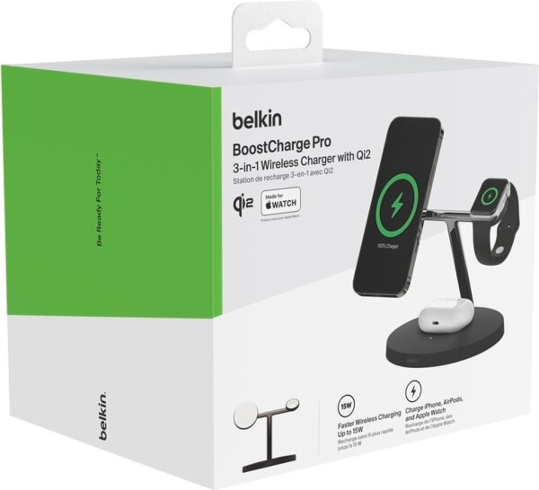 Belkin BOOST CHARGE PRO Drahtloses 3-in-1-Ladegerät mit MagSafe, Bild 4