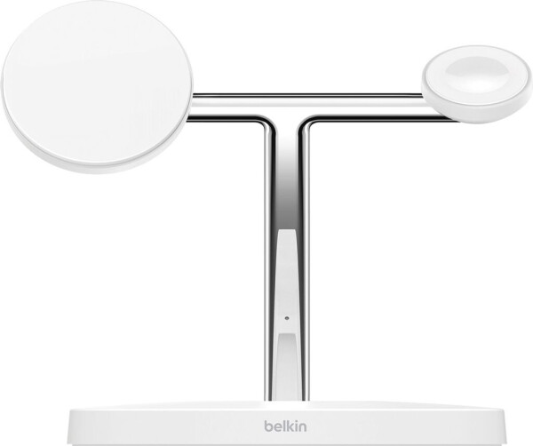 Belkin BOOST CHARGE PRO Drahtloses 3-in-1-Ladegerät mit MagSafe Weiß, Bild 2