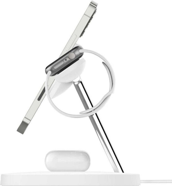 Belkin BOOST CHARGE PRO Drahtloses 3-in-1-Ladegerät mit MagSafe Weiß, Bild 14