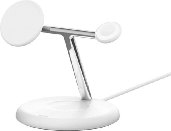 Belkin BOOST CHARGE PRO Drahtloses 3-in-1-Ladegerät mit MagSafe Weiß, Bild 6