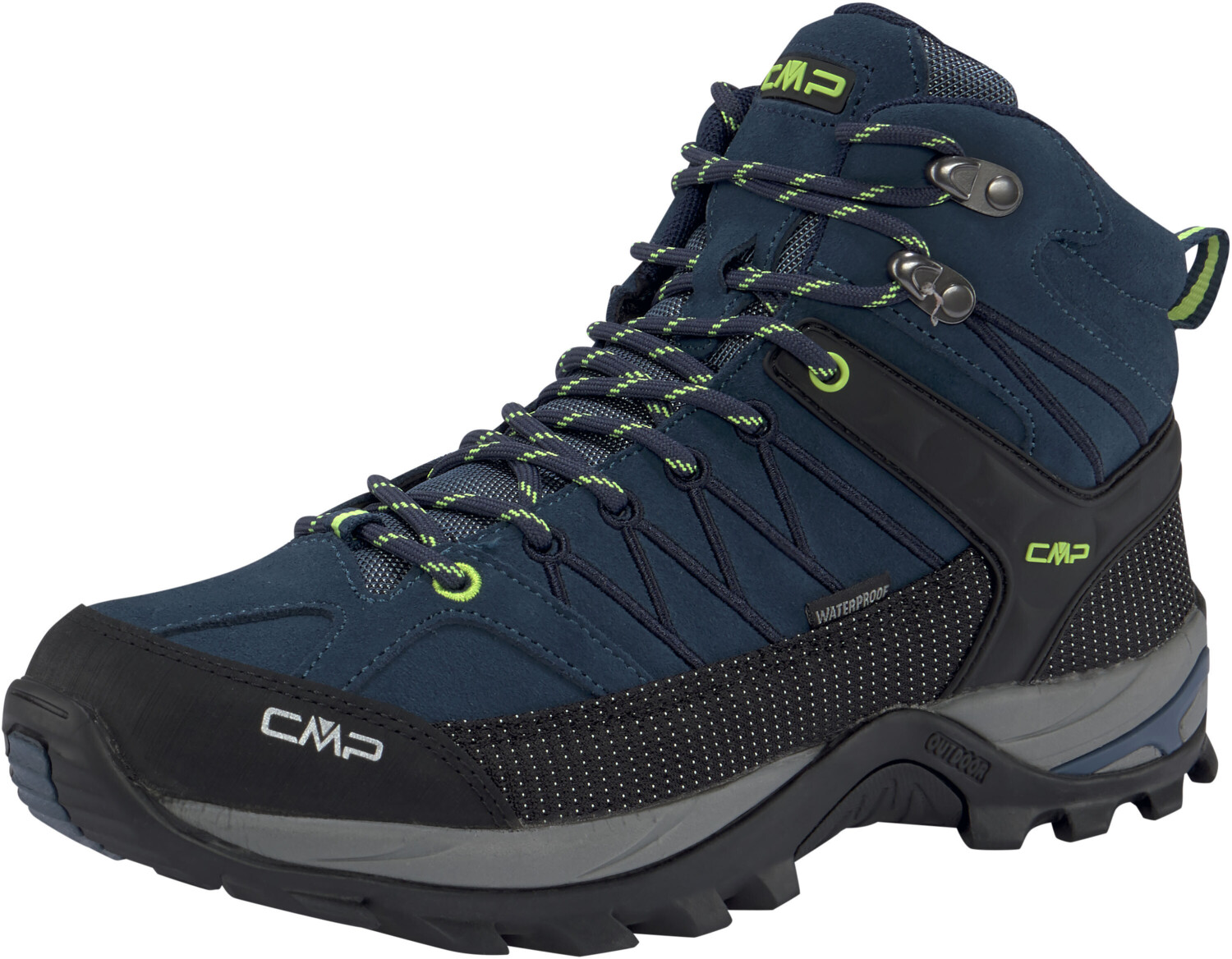 CMP Rigel Mid Waterproof Men blue ink/yellow fluo
