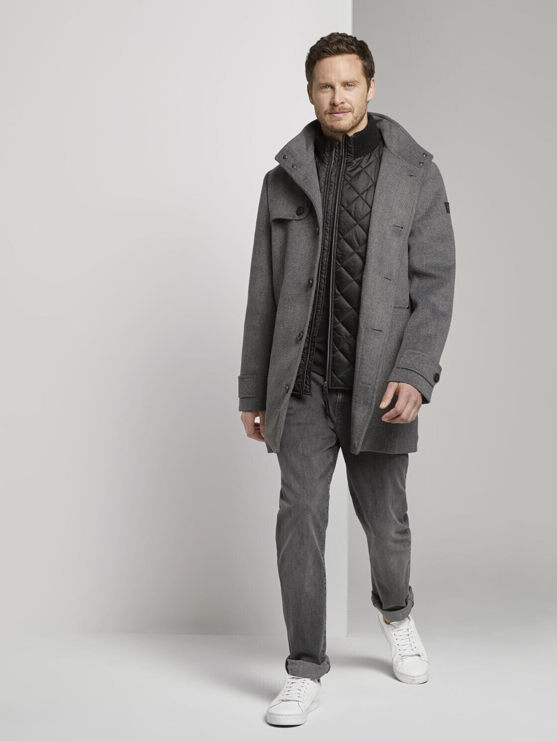 Generisch Herbstmantel Damen,Lang Mit Revers Elegant