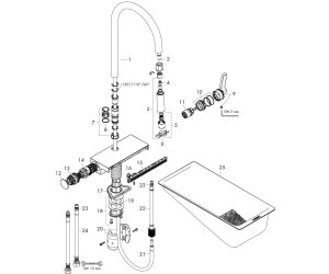 Hansgrohe Aquno Select M81 Edelstahl Finish (73837800) ab 556,30 