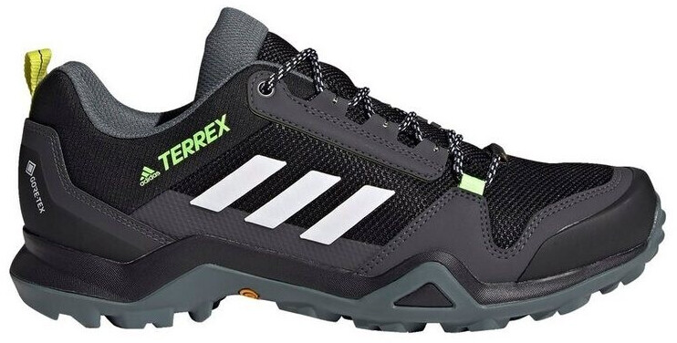 Buy Adidas Terrex AX3 GTX core black/ftwr white/acid yellow from Â£70.49 (Today) â Best Deals on 