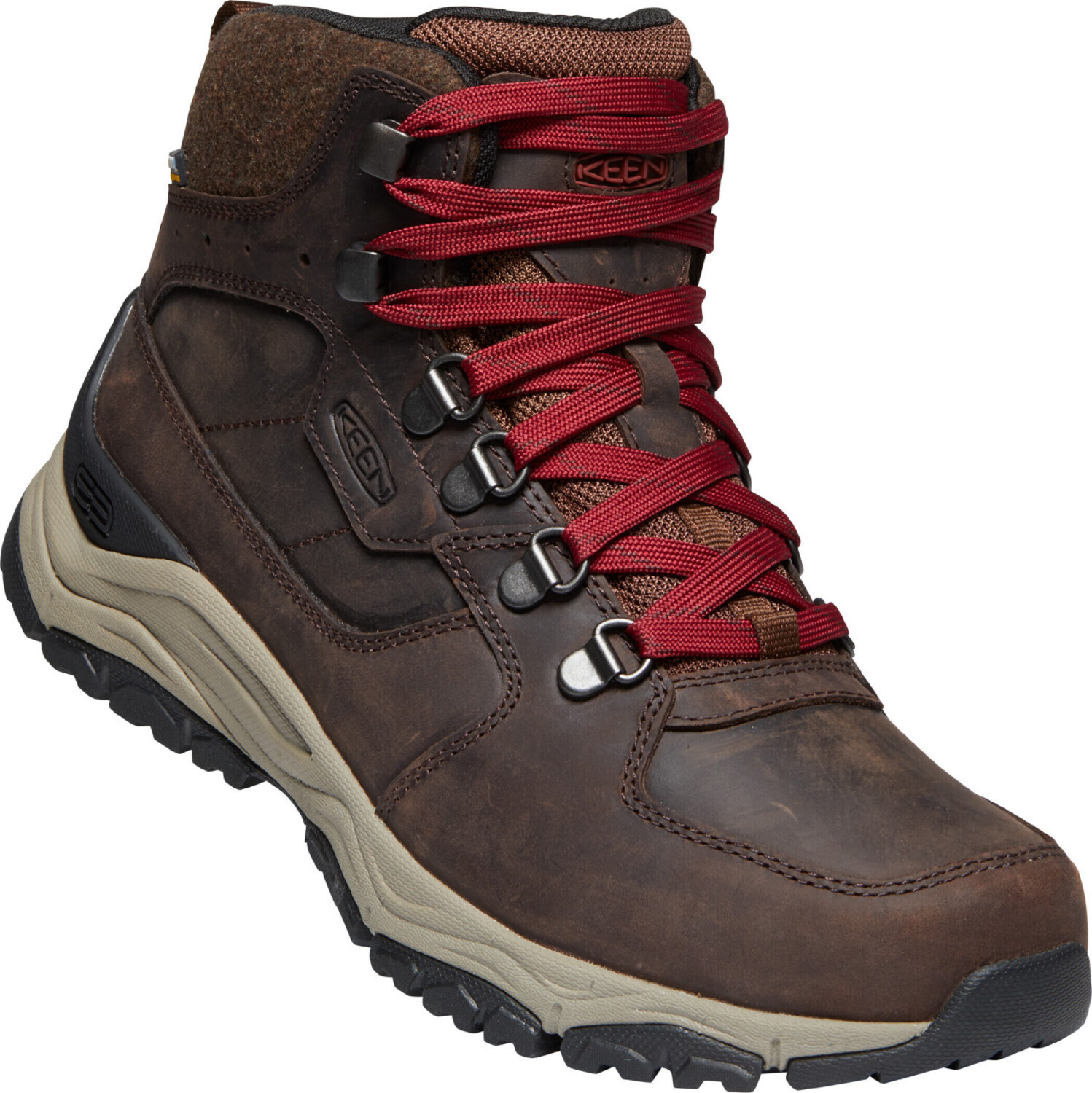 Keen Innate Leather Mid WP Women chestnut/red dahlia