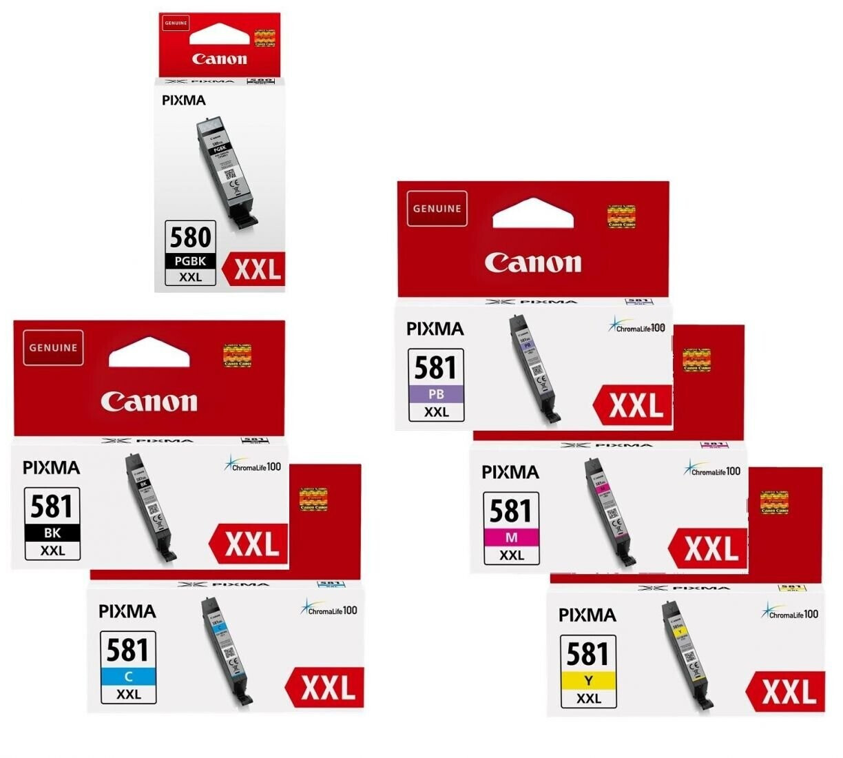 Soldes Canon PGI-580/CLI-581 Multipack 4 couleurs (2078C005) 2024 au  meilleur prix sur