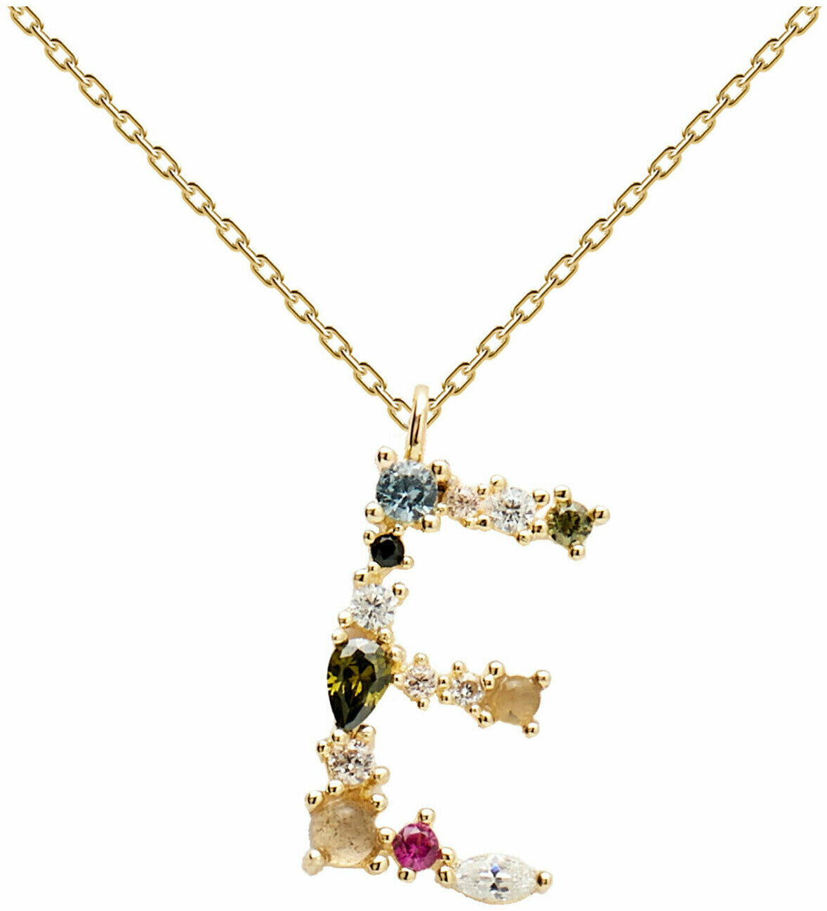 PDPAOLA Letter Necklace CO01 E