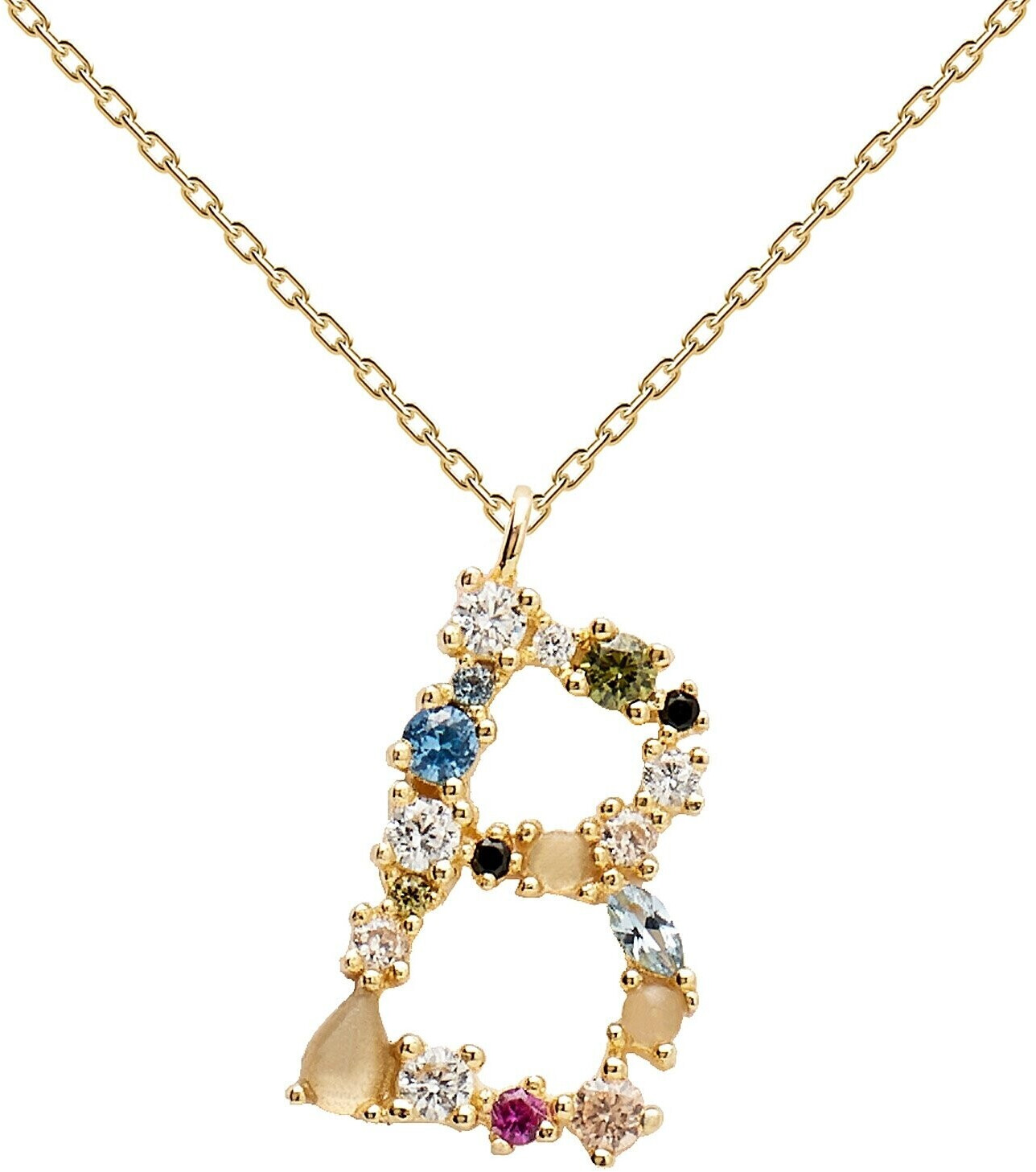 PDPAOLA Letter Necklace CO01 B