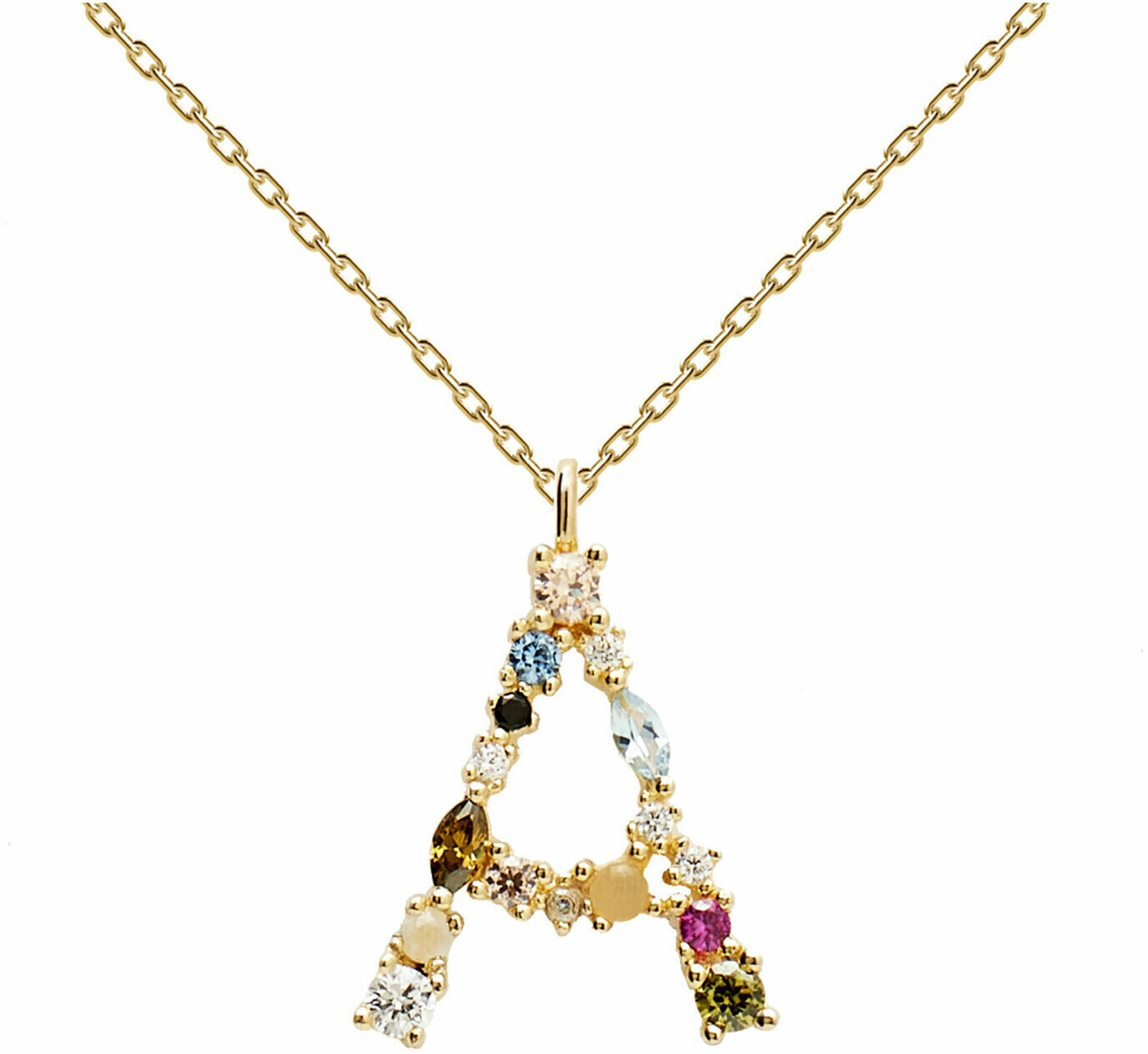 PDPAOLA Letter Necklace CO01 A