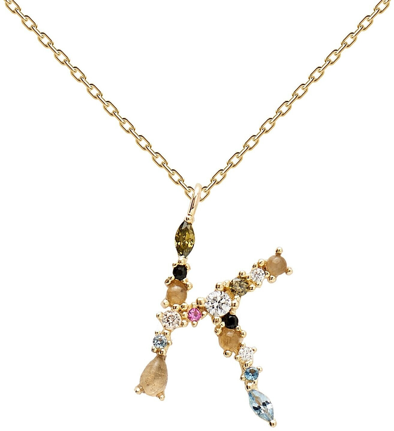 PDPAOLA Letter Necklace CO01 K