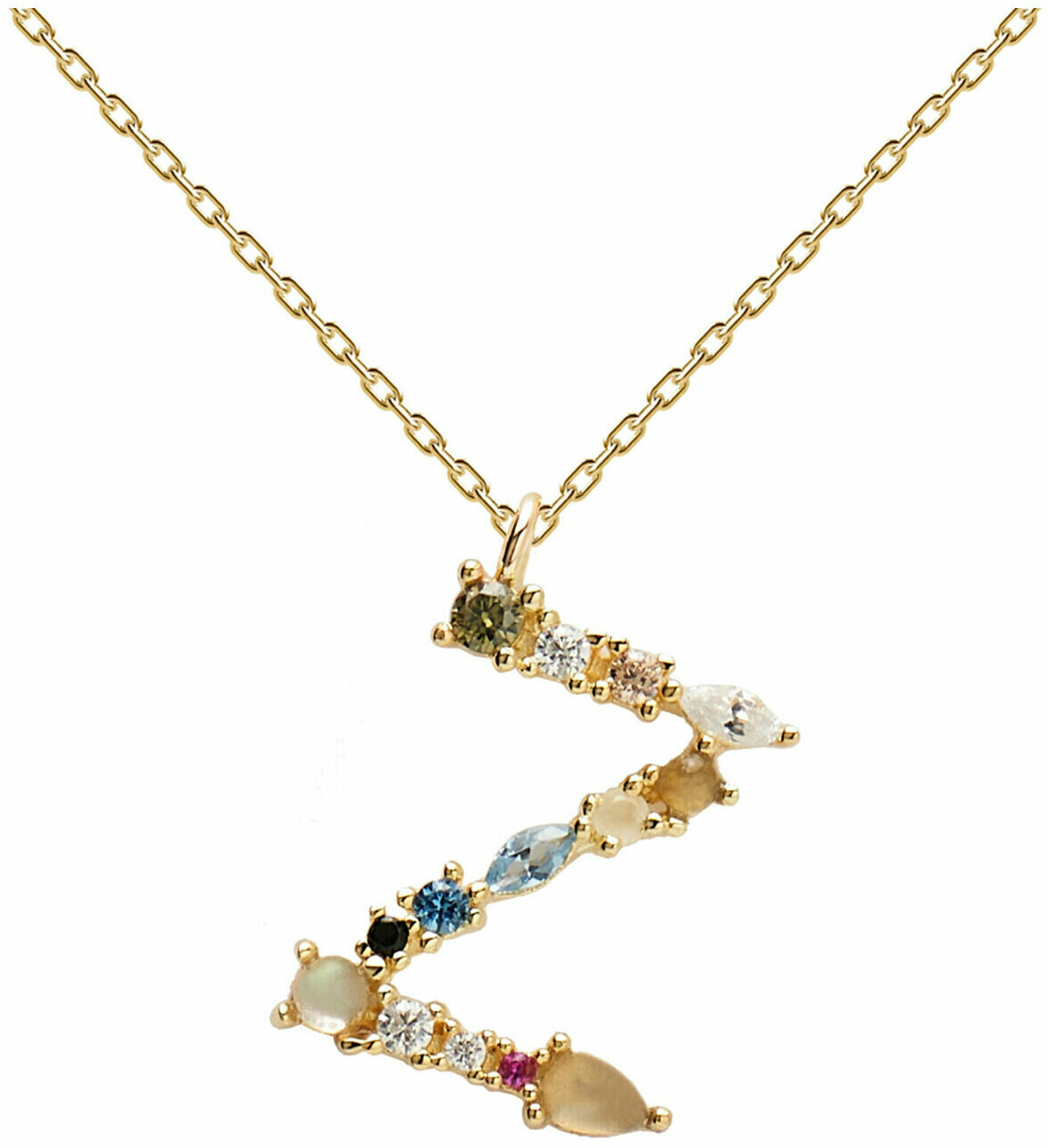 PDPAOLA Letter Necklace CO01 Z