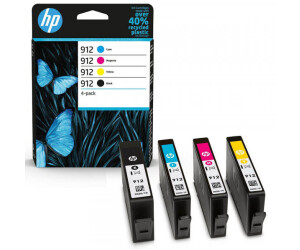 ✓ HP MultiPack 912 (6ZC74AE) 4 cartouches couleur pack en stock