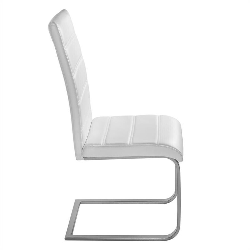 (10101260-2) weiß Freischwinger-Stuhl | ab 107,90 Estexo 2er-Set € Preisvergleich bei