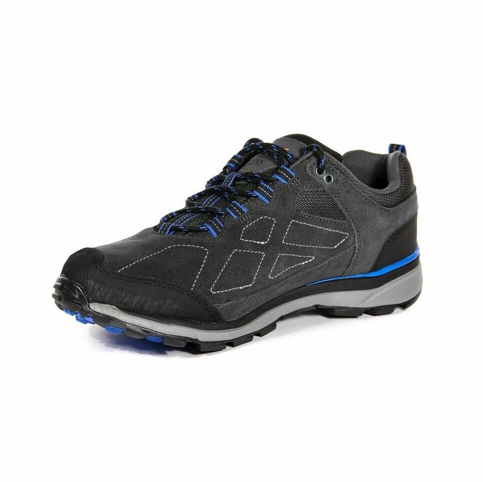 Buy Regatta Samaris Suede Low Walking Shoes Men briar oxford blue from ...