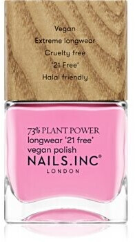 Nails Inc. Plant Power Vegan Nail Polish -  Detox On Repeat (14ml)