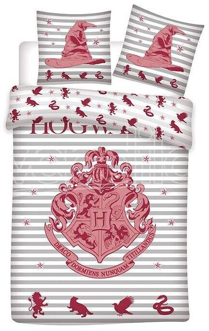 Carbotex Bedding set Harry Potter - white/grey