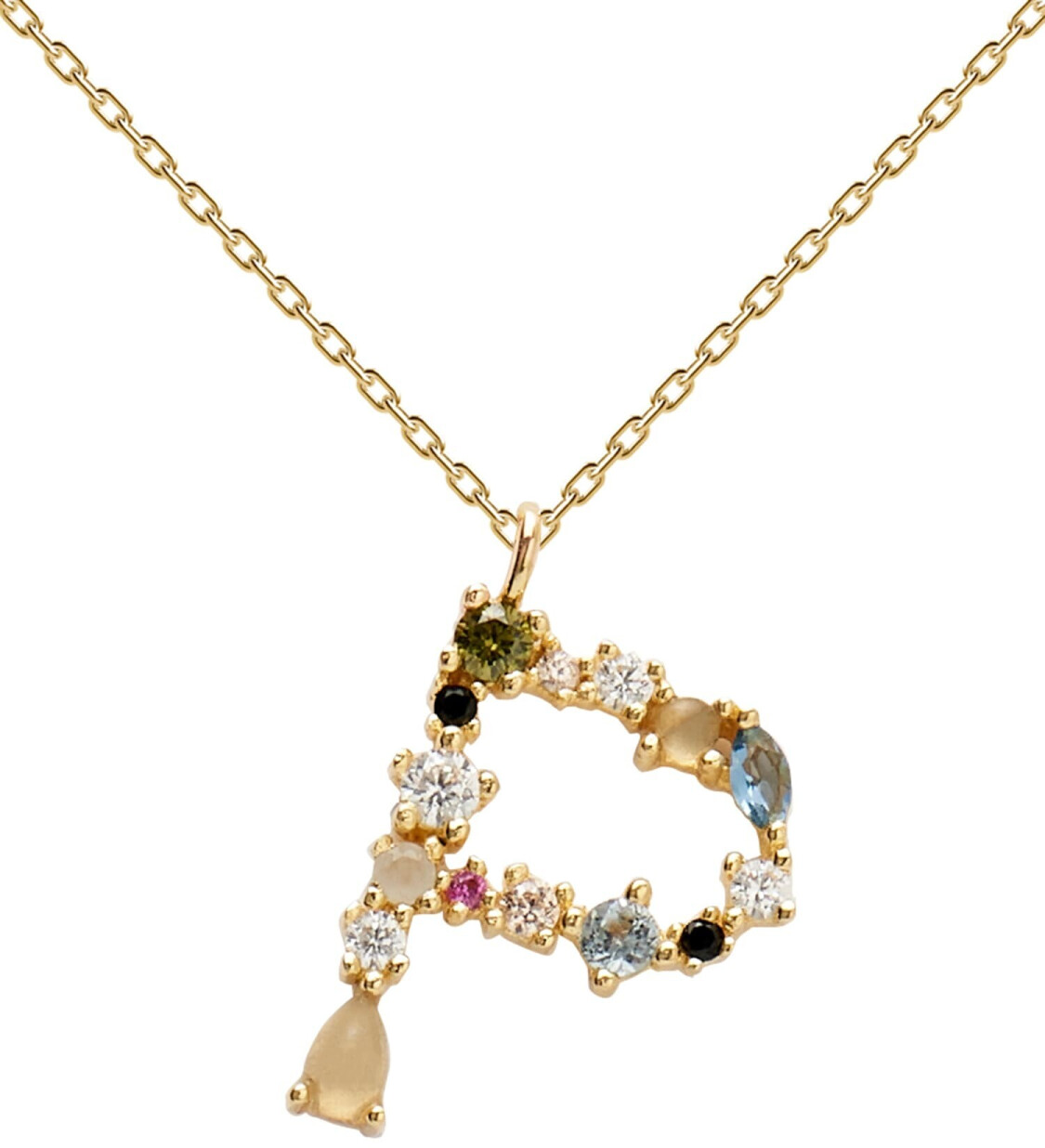 PDPAOLA Letter Necklace CO01 P