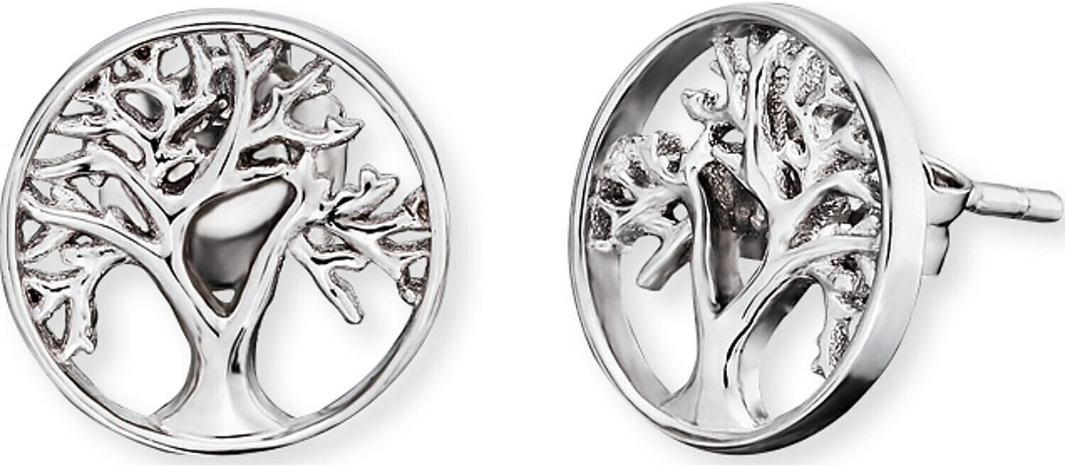 Engelsrufer Ear studs Tree of Life (ERE-LILTREE) silver