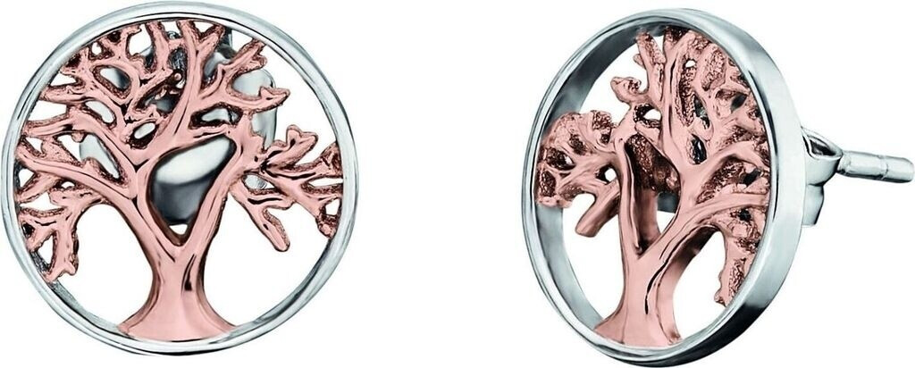 Engelsrufer Ear studs Tree of Life (ERE-LILTREE) bicolor
