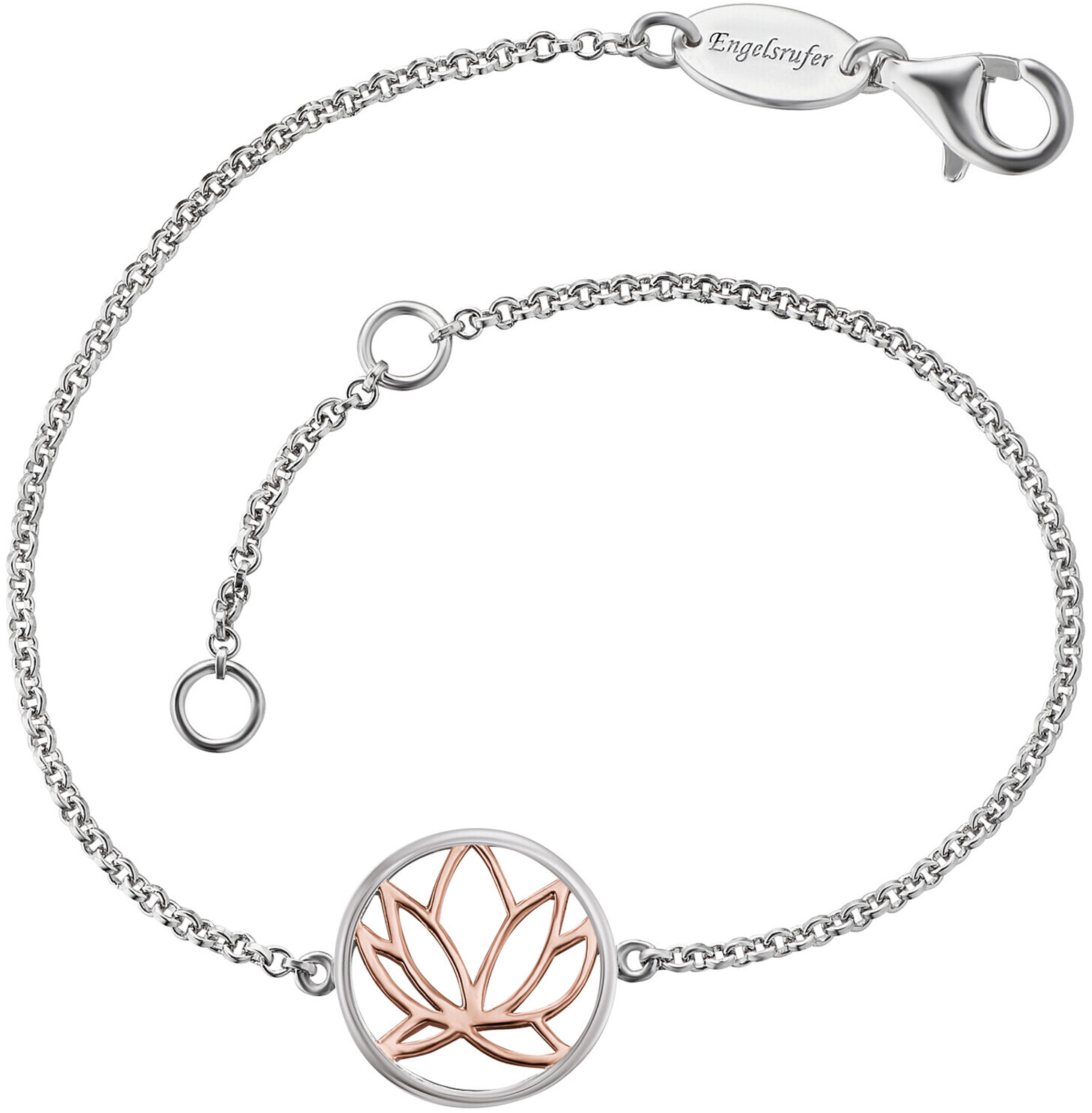 Engelsrufer Bracelet Lotus silver Bicolor (ERB-LILLOTUS-BICOR)