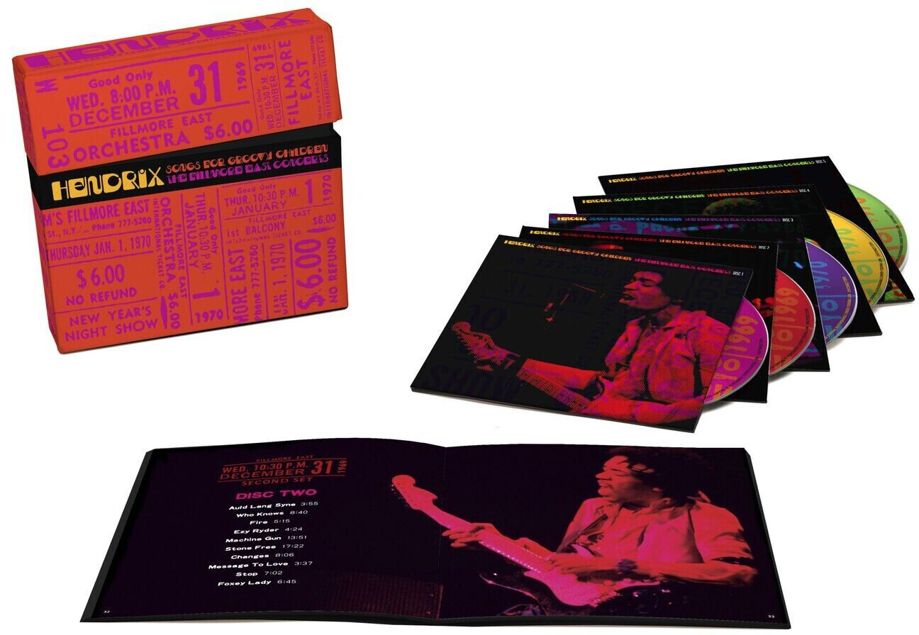 Jimi Hendrix - Songs for groovy children: The fillmore east concerts (CD)