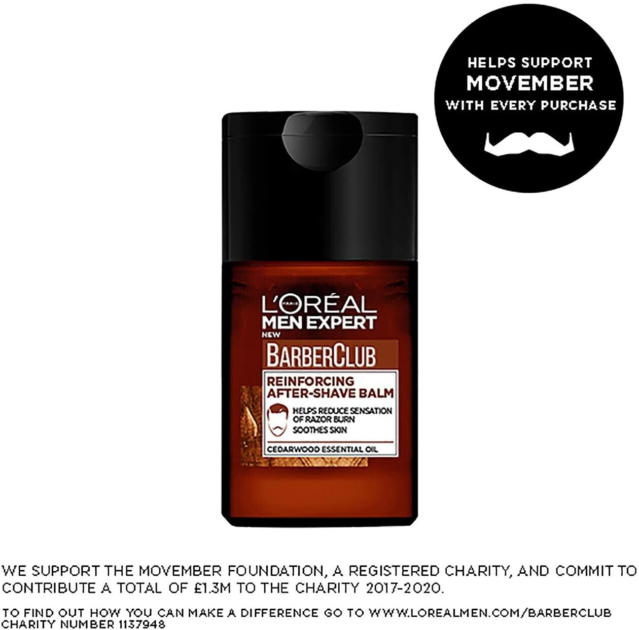 Buy L'Oréal Men Expert Barber Club Aftershave Balm 125ml from £6.00