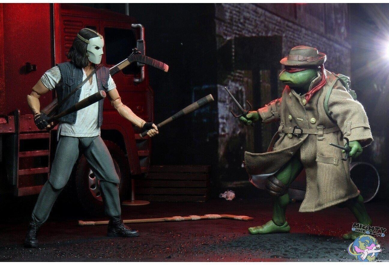 NECA Teenage Mutant Ninja Turtles Casey Jones & Raphael 7