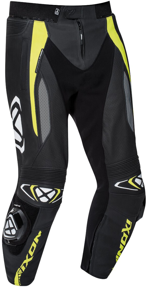 IXON Pantalon Vortex 2 noir/gris/jaune