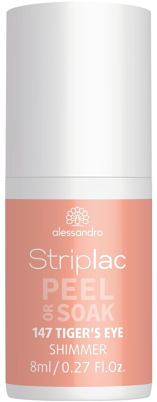 Alessandro Striplac Peel or Soak  - 147 Tiger's Eye (8ml)