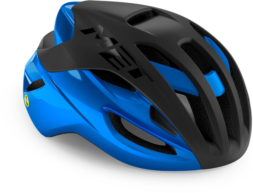 MET Rivale MIPS Black Blue Metallic | Matt Glossy