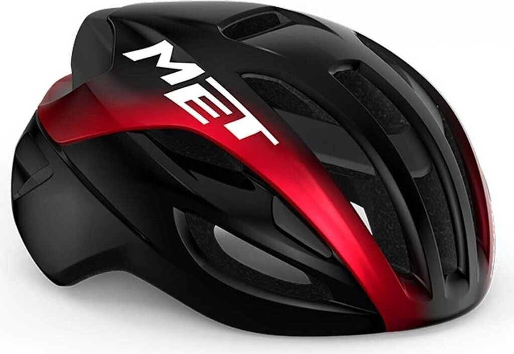 MET Rivale MIPS Black Red Metallic | Matt Glossy