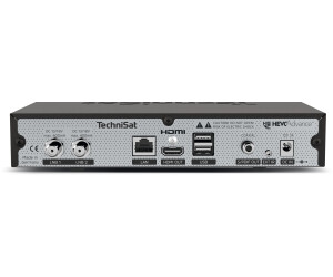 TechniSat DIGIPLUS UHD S SAT-Receiver Ethernet-Anschluss, CI+ Schacht,  WLAN-fähig, Ultra HD, Twin T