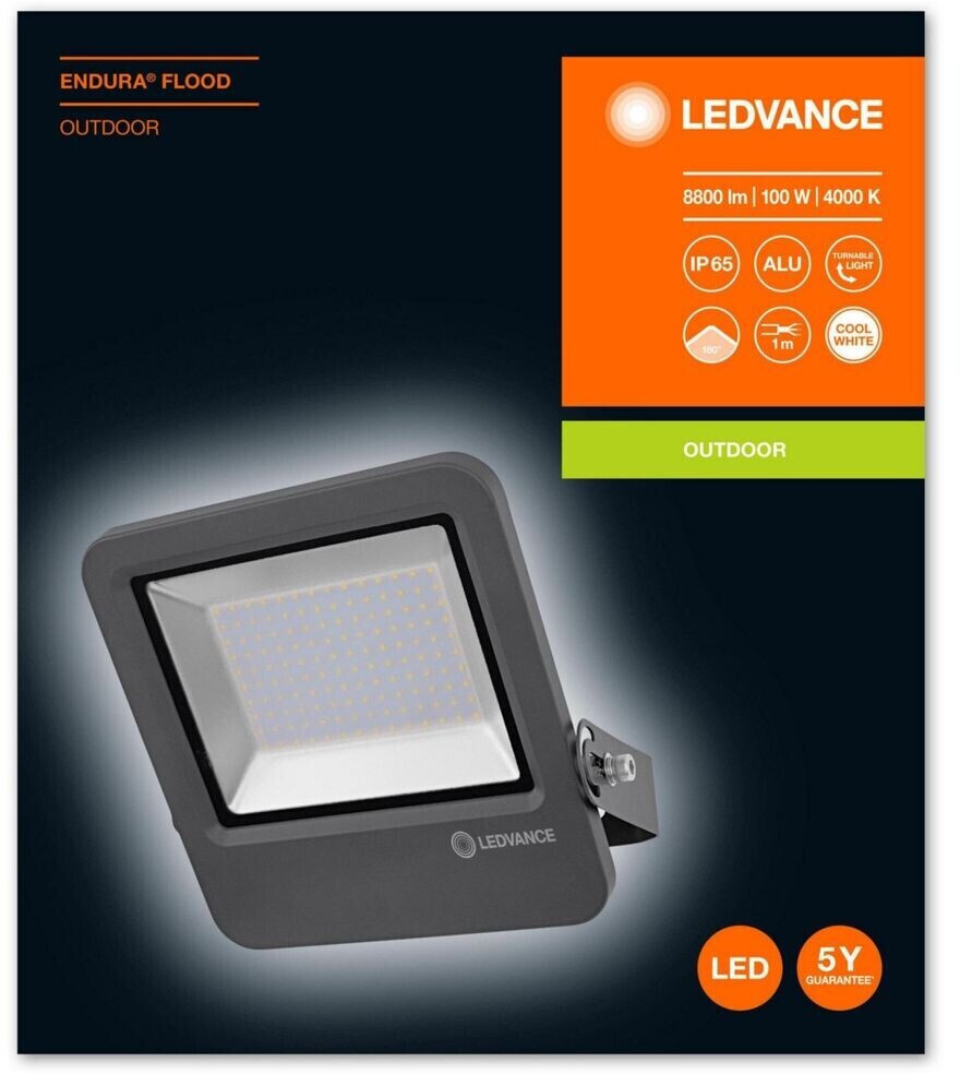 Projecteur LED 100W 9400 Lumens IP65 4000°K