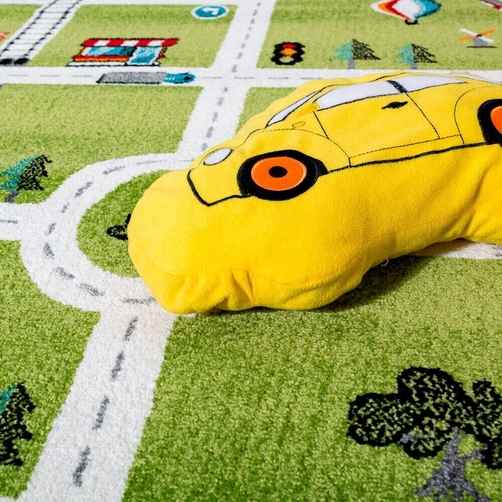 Paco Home Kinder-Teppich, Teppich Mit Straßen-Design und Auto