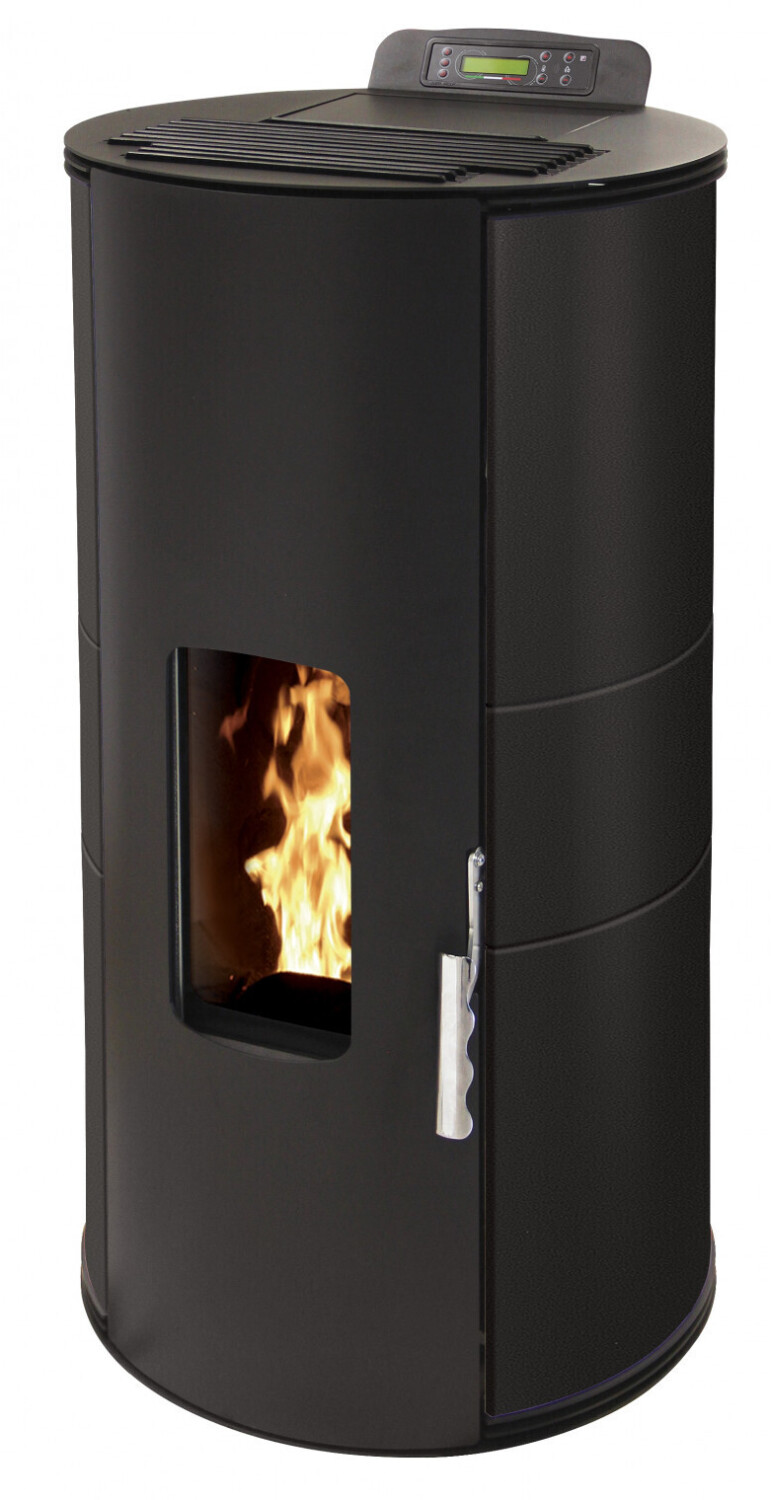 Interstoves Gianni 9 kW étanche avec kit conduit double flux intérieur vertical avant tubage 80/125