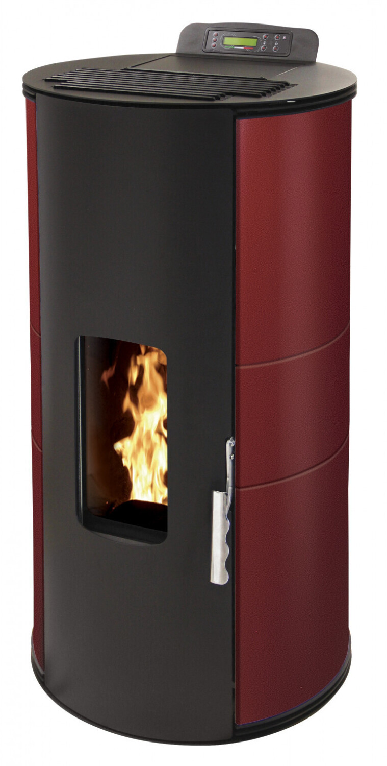 Interstoves Gianni 9 kW étanche avec kit conduit 80/125 option WiFi bordeaux