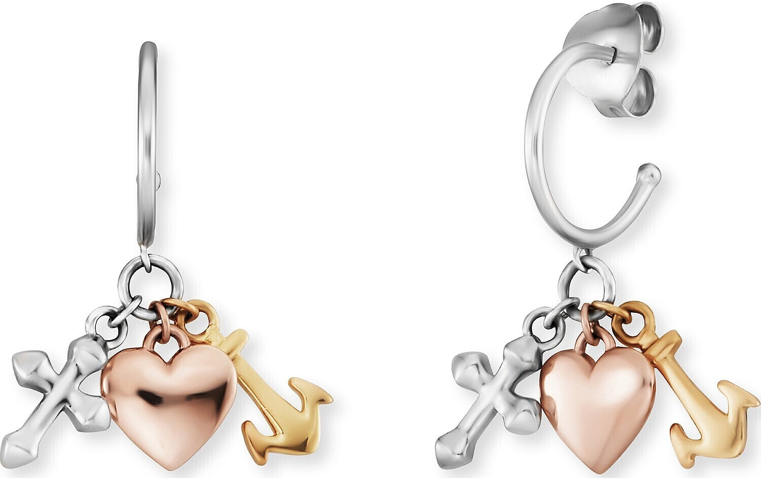 Engelsrufer Faith, Love & Hope Hoops tricolor