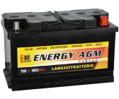 LANGZEIT AGM Batterie 100Ah 12V Solarbatterie Wohnmobil Batterie  Bootsbatterie Mover Deep Cycle AGM zyklenfest wartungsfrei ersetzt 90Ah 95Ah