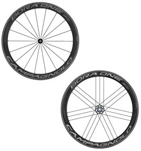 Campagnolo Bora One Dark 50 Pair 9 x 100 / 10 x 130 mm Black