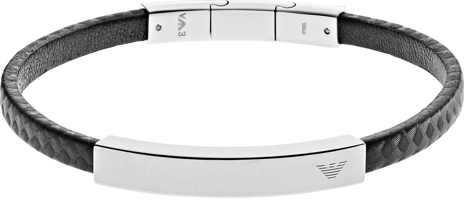 Emporio Armani Essential armband met logo EGS2920040 • Zilver • de