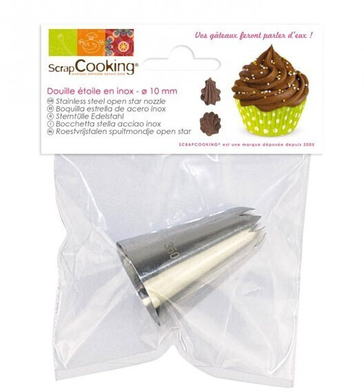 ScrapCooking Douille en inox - étoile