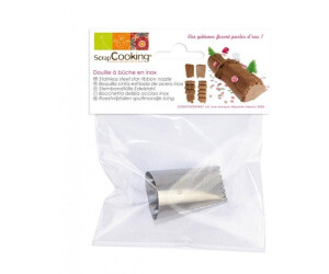 ScrapCooking Stainless Icing Nozzle - Log