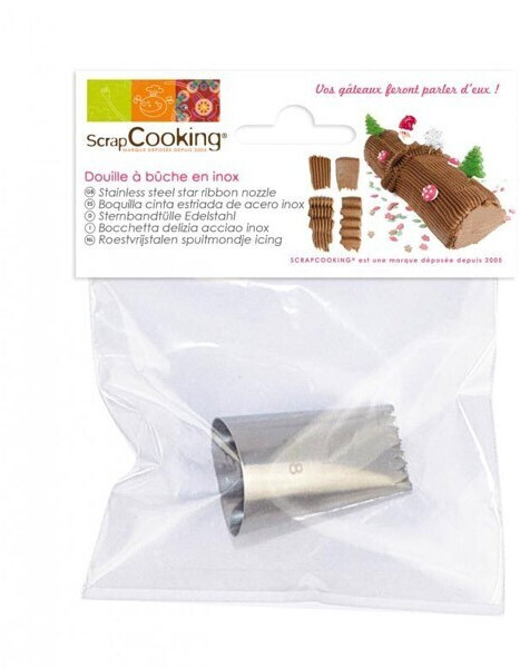 ScrapCooking Douille en inox - Bûche