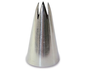 Douille à Rose En Inox De Buyer - Diamètre 11 Mm - 8 Dents - Pour Décoration Pâtisserie - Compatible Poches à Douille