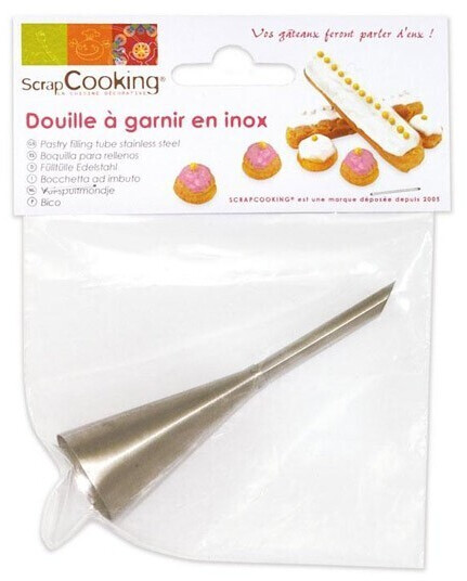 ScrapCooking Douille à garnir pâtisserie - inox