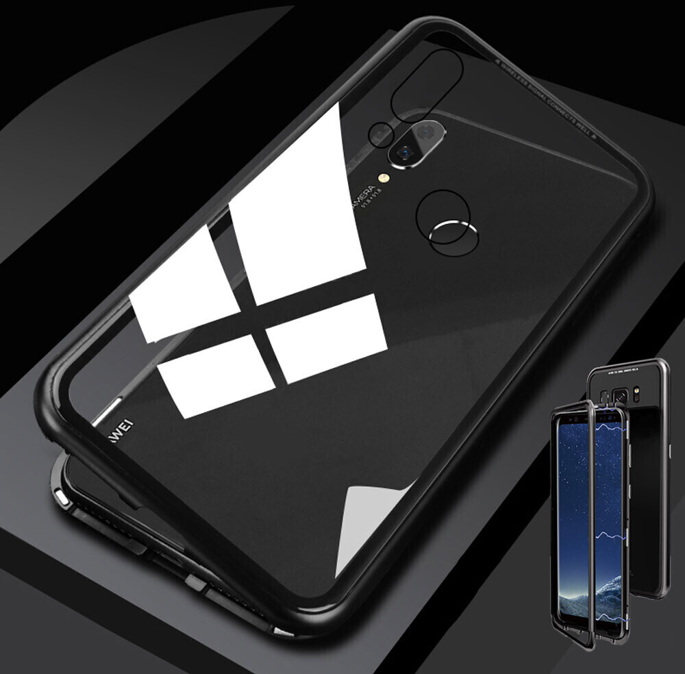 Wigento Für Huawei Honor 8X / Metall / Glas Case