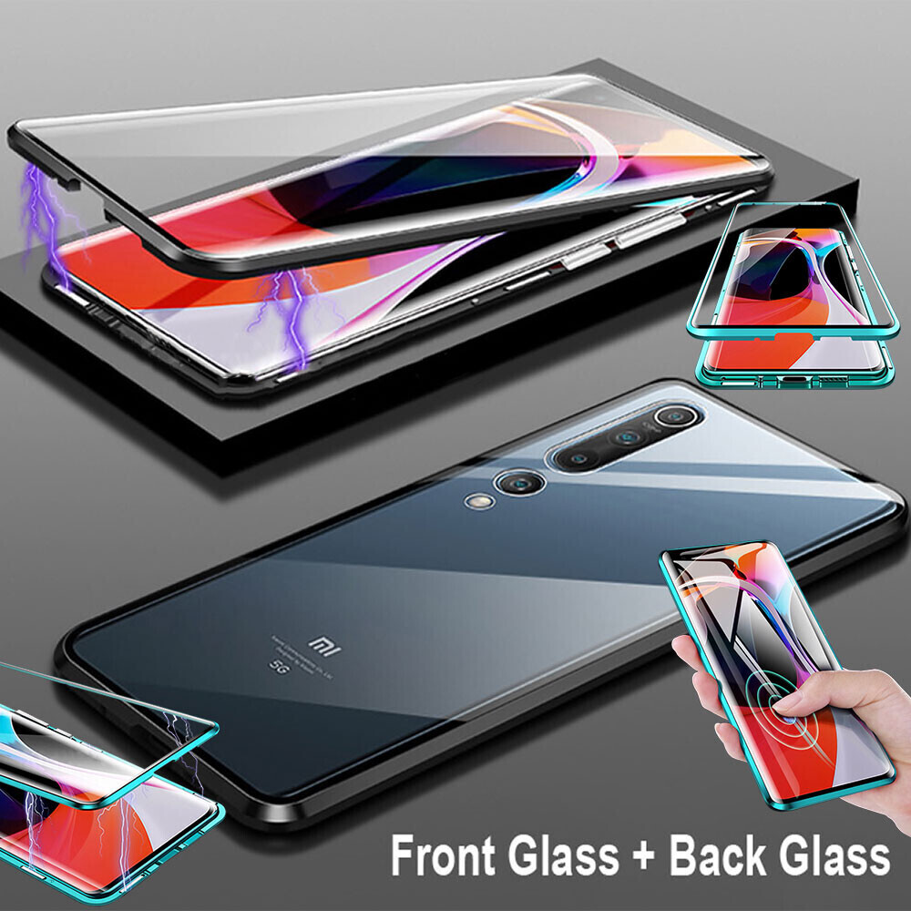 Wigento Beidseitiger 360 Grad / Glas Case Hülle